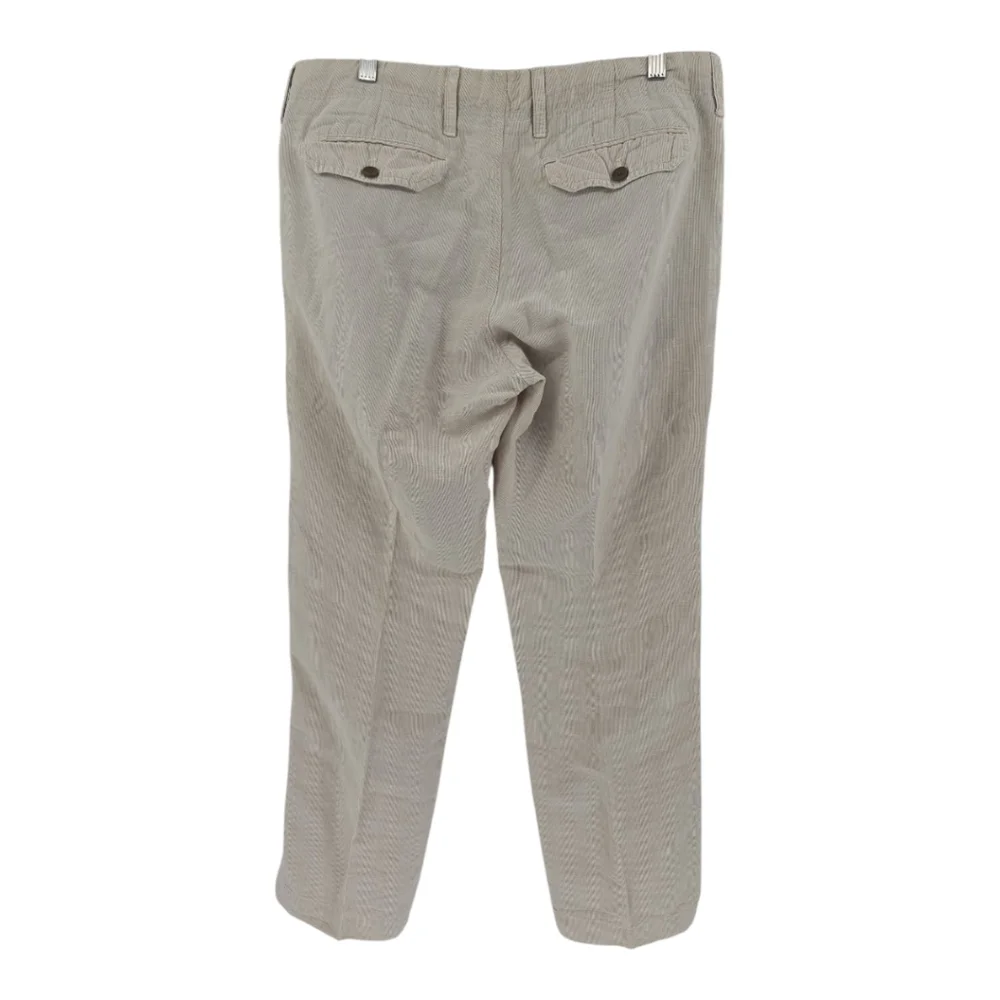 Banana Republic Men's Linen-Cotton Blend Pant Size 32 x 32 Drawstring
